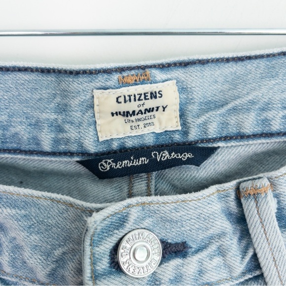 Citizens of Humanity Emerson Slim Jeans Embroidered Distressed Rock On Roses - Picture 8 of 16